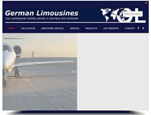 Tablet Screenshot of german-limousines.com